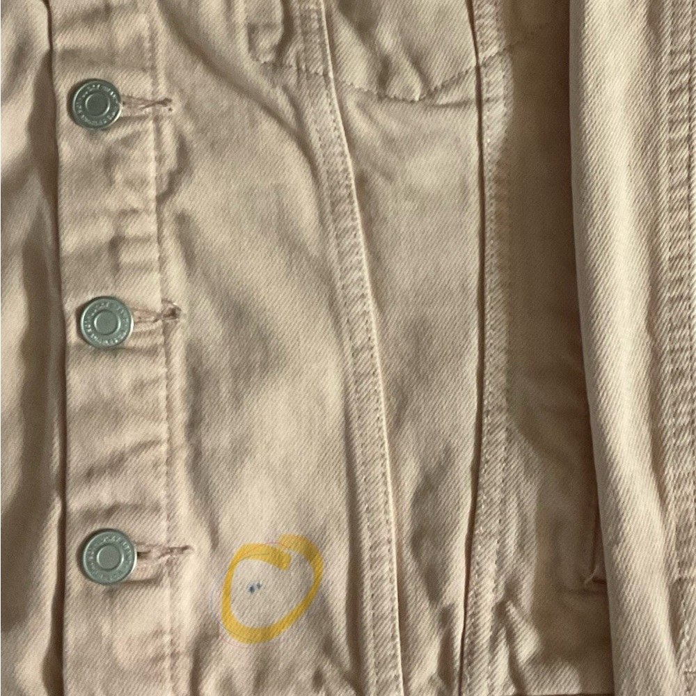 Absolutely adorable Lucky Brand Pink Denim Jacket See Description! - Picture 4 of 4